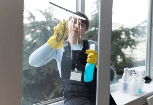 Nettoyage de vitres intérieures et extérieures à Hôpital-Camfrout